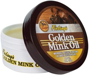 Fiebing’s Golden Mink Oil Paste - Best Leather Water Repellent
