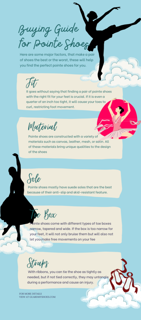Pointe shoes info