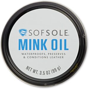 Best Oil for Waterproofing: Sof Sole Mink Oil