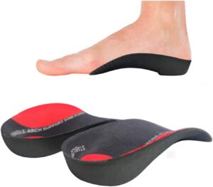 Orthotic Insoles ¾ Length Insoles - Arch Support For Overpronation