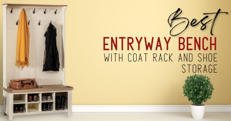 Entryway Bench with Coat Rack and Shoe Storage I Like